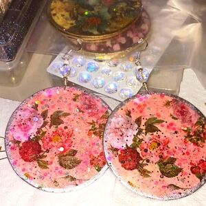 ❤️BIG SALE - Handmade large  one of a kind earrings